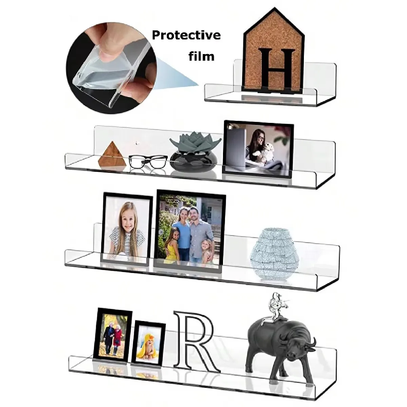 Clear Acrylic Book Stand Holder - Набор из 2 прозрачных акриловых настенных