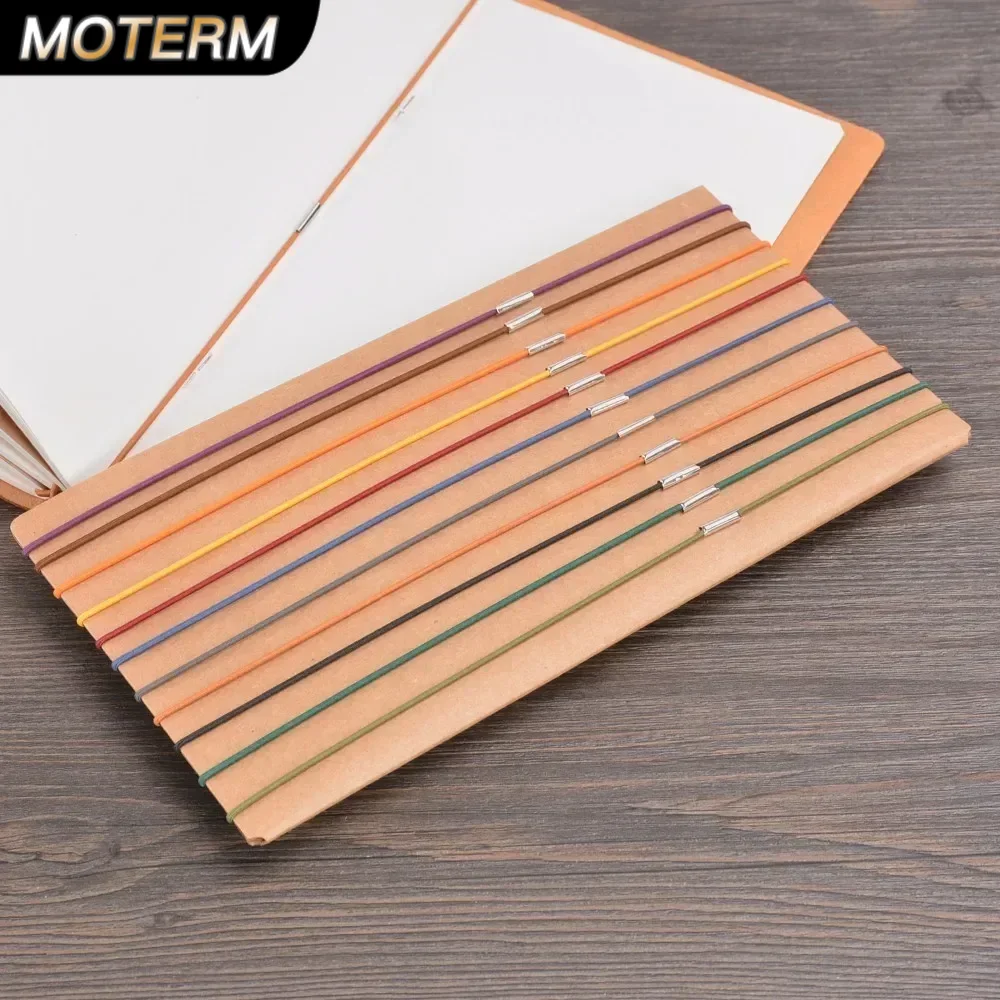 Vintage Leather Journal Notebook - Запасной резинкой Traveler Тетрадь аксессуары ремонт