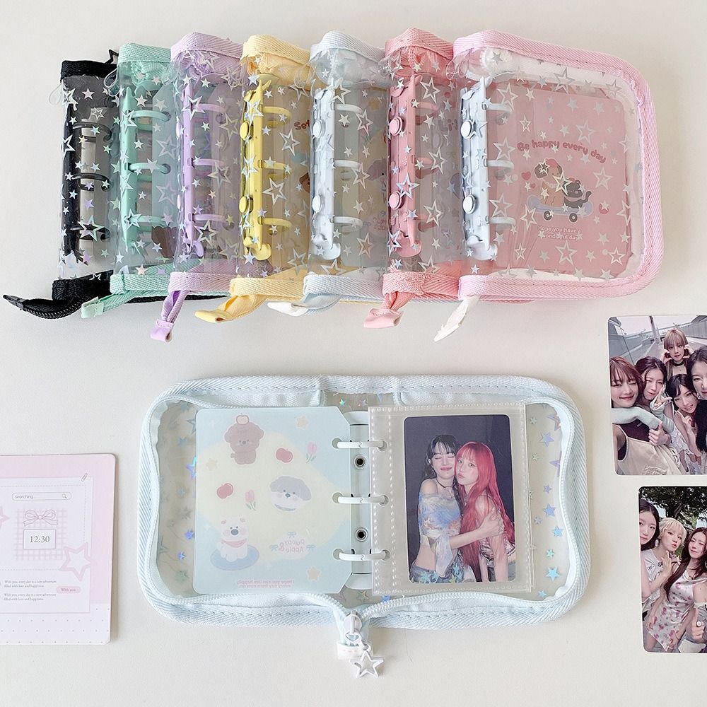 Kpop Photo Card Binder 3 Inch - 1 шт. Портативный ПВХ-альбом для карточек