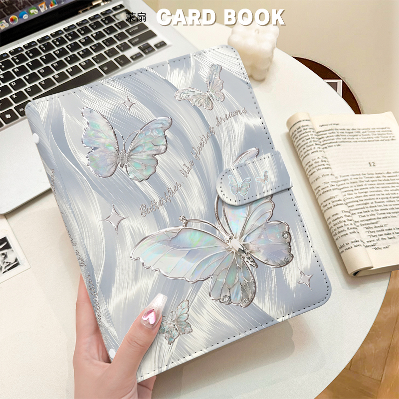 Kpop Photo Card Binder 3 Inch - Серебряная переплета для карт A5 с