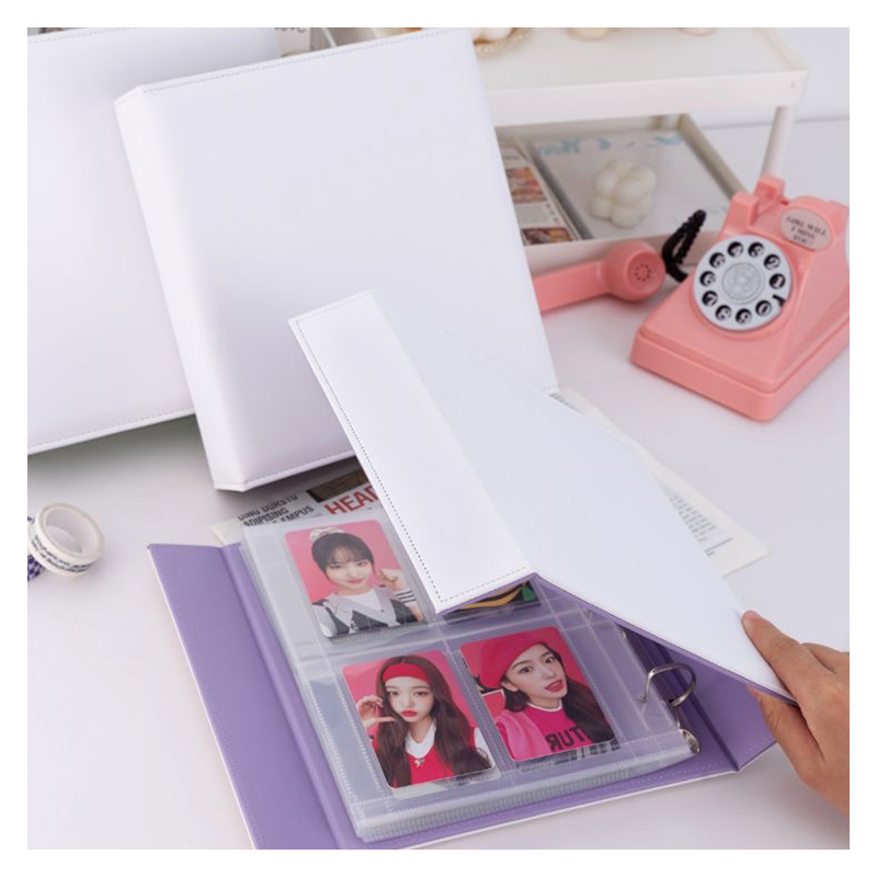 Kpop Photo Card Binder 3 Inch - Папка для фотокарт формата А5, магнитная