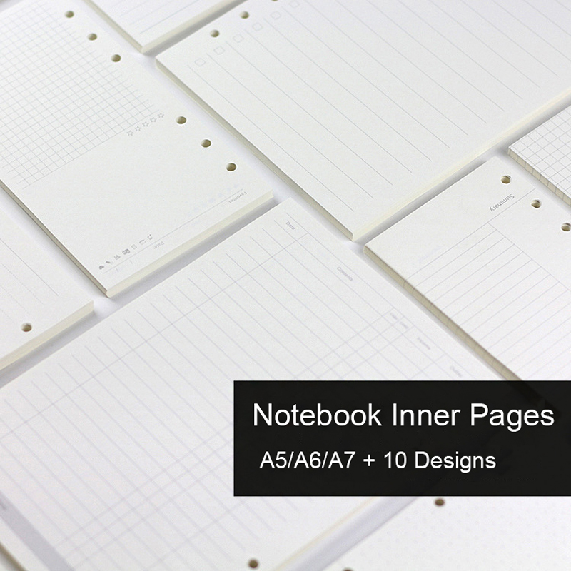 A5 Spiral Dotted Grid Notebook - A5 A6A7 45 листов, сменный блокнот