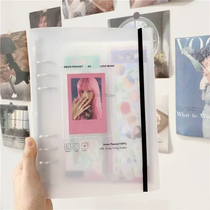 Kpop Photo Card Binder 3 Inch - Держатель для фотокарт формата А5, альбом