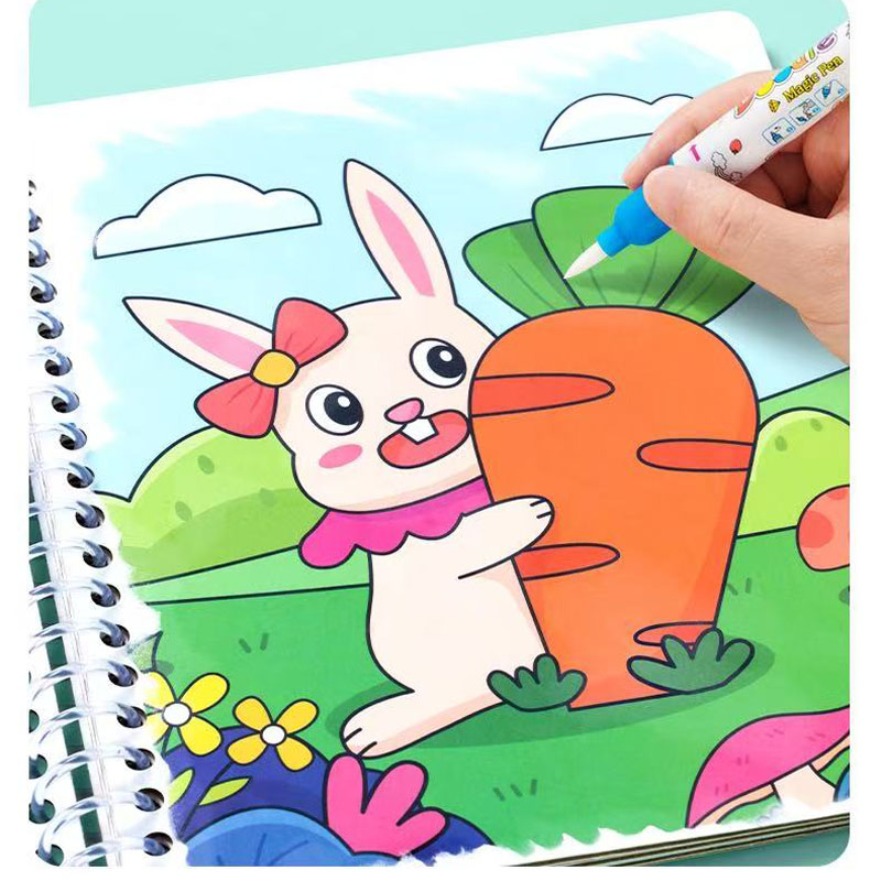 Волшебная книга для рисования  – обзор и цена Reusable Water Magic Coloring Book