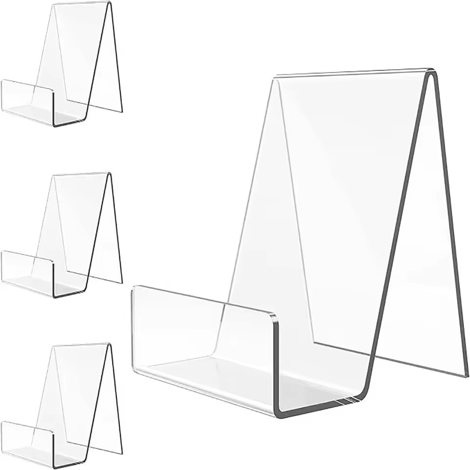 4 шт. акриловая подставка для  – обзор и цена Clear Acrylic Book Stand Holder