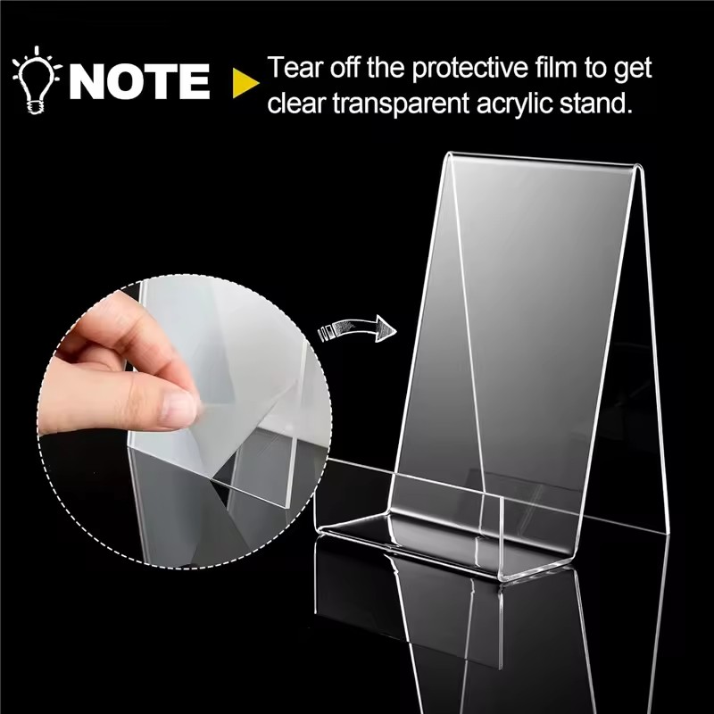4 шт. акриловая подставка для  – обзор и цена Clear Acrylic Book Stand Holder