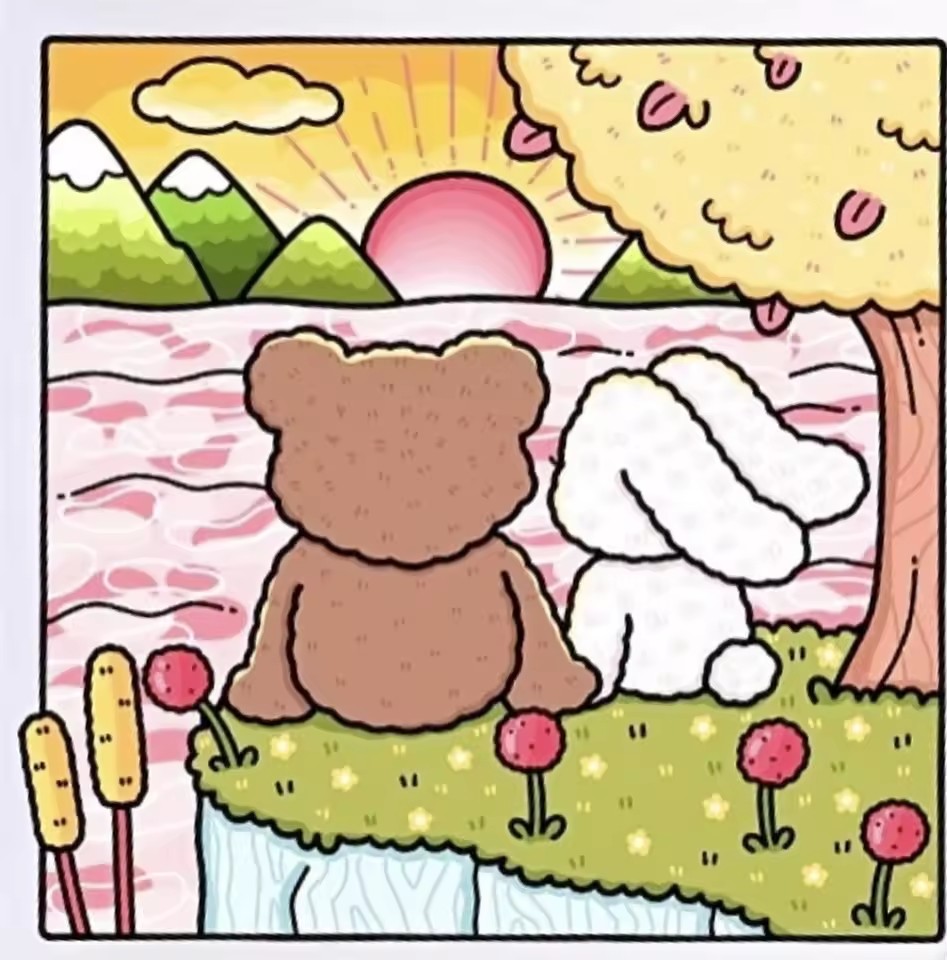FUZZY IN LOVE книжка-раскраска – обзор и цена Adult Coloring Book Stress Relief