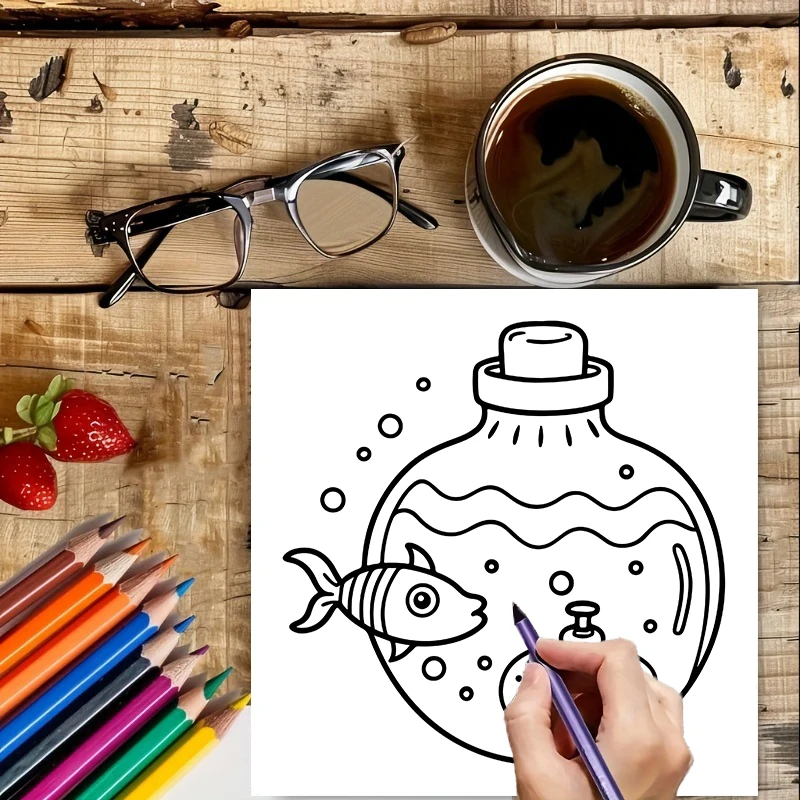 Волшебная книжка-раскраска для – обзор и цена Adult Coloring Book Stress Relief