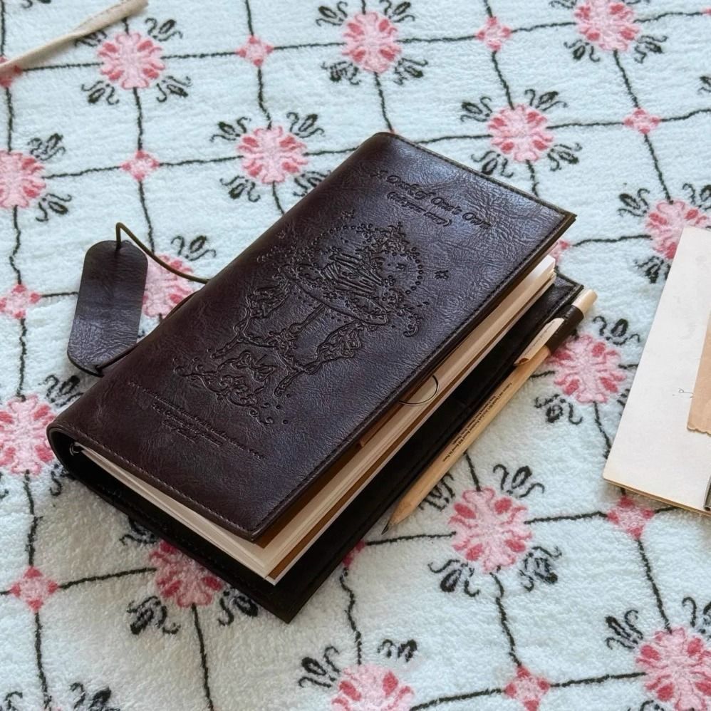 Винтажный черный блокнот из ис – обзор и цена Vintage Leather Journal Notebook