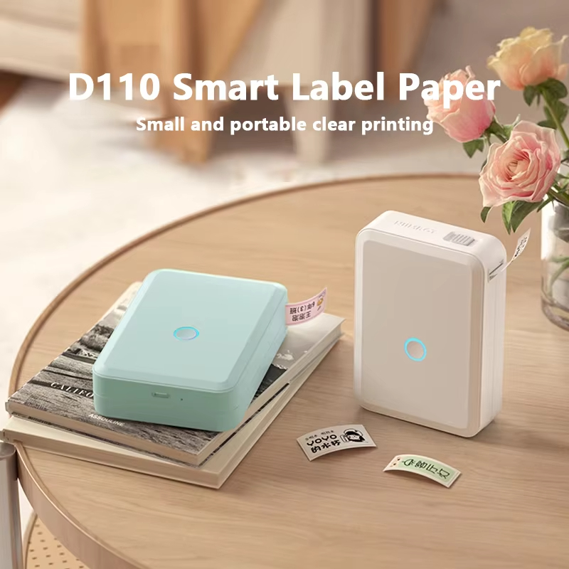 Niimbot D110 Мини Портативный  – обзор и цена Mini Pocket Thermal Printer Paper Roll