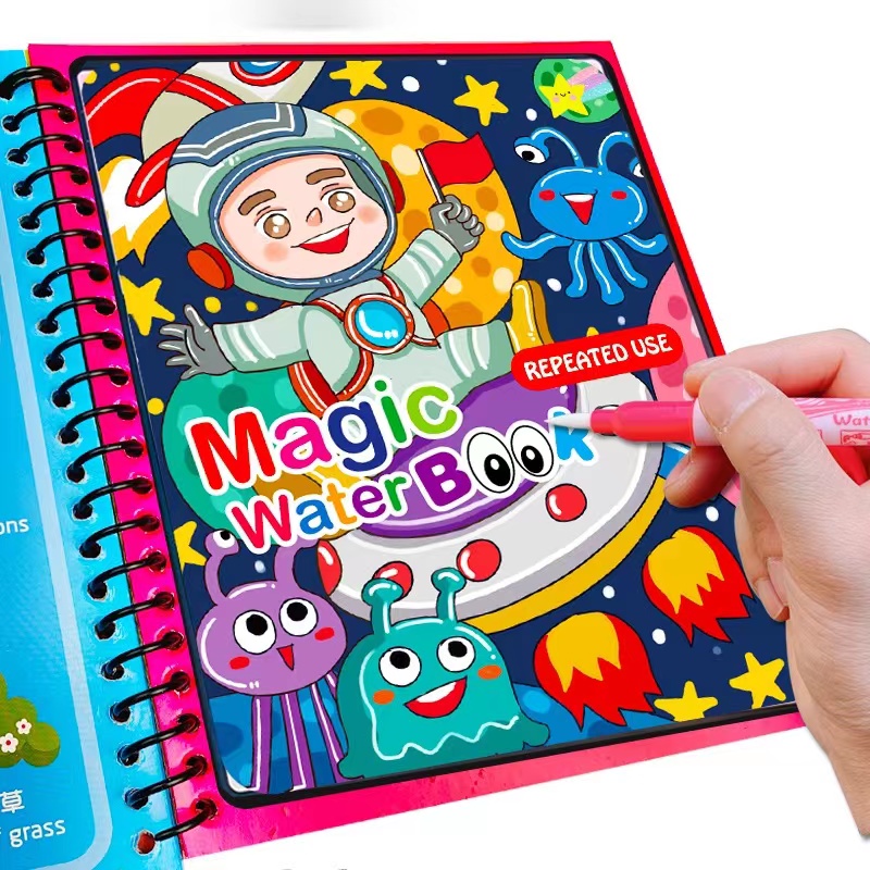 Волшебная книга для рисования  – обзор и цена Reusable Water Magic Coloring Book