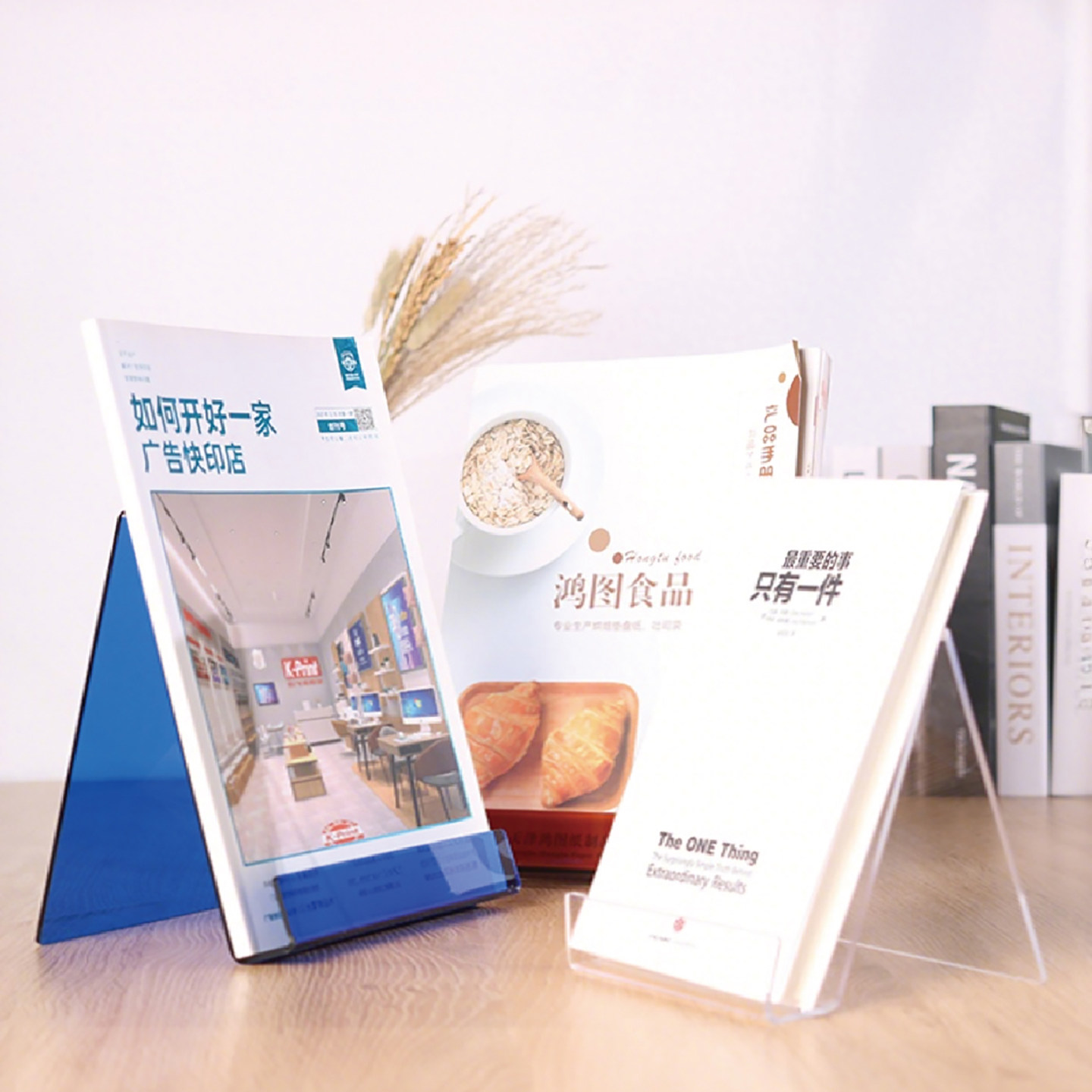 Набор из 4 прозрачных акриловы – обзор и цена Clear Acrylic Book Stand Holder