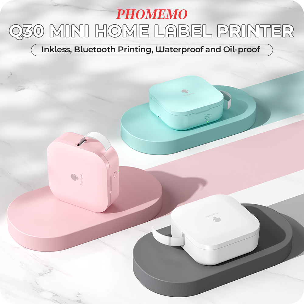 【Новинка】Phomemo Q30 Мини-прин – обзор и цена Mini Pocket Thermal Printer Paper Roll