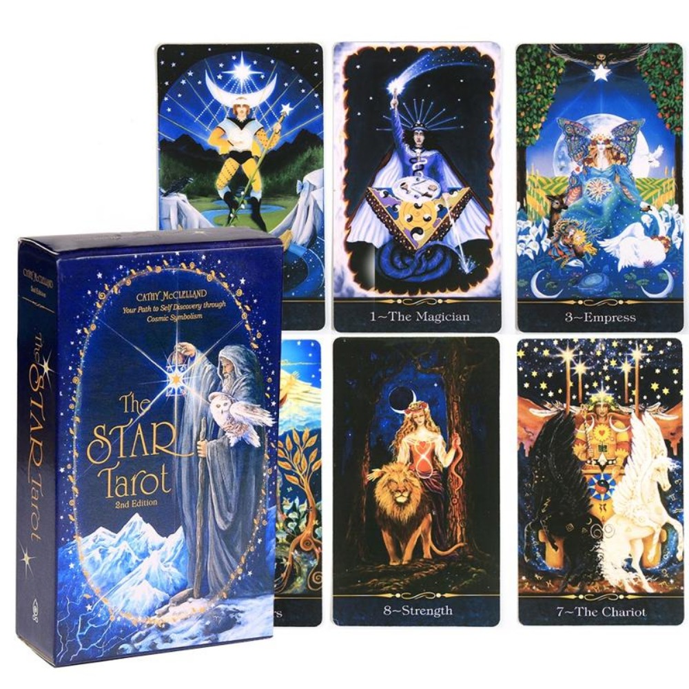 10,3*6 см Звезда Таро «Твоя пу – обзор и цена Tarot Deck With Guidebook