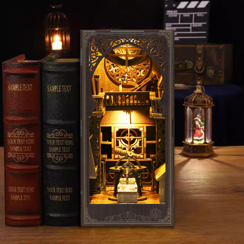 Новая деревянная книга «сделай – обзор и цена Diy Wooden Book Nook Kit Shelf Insert